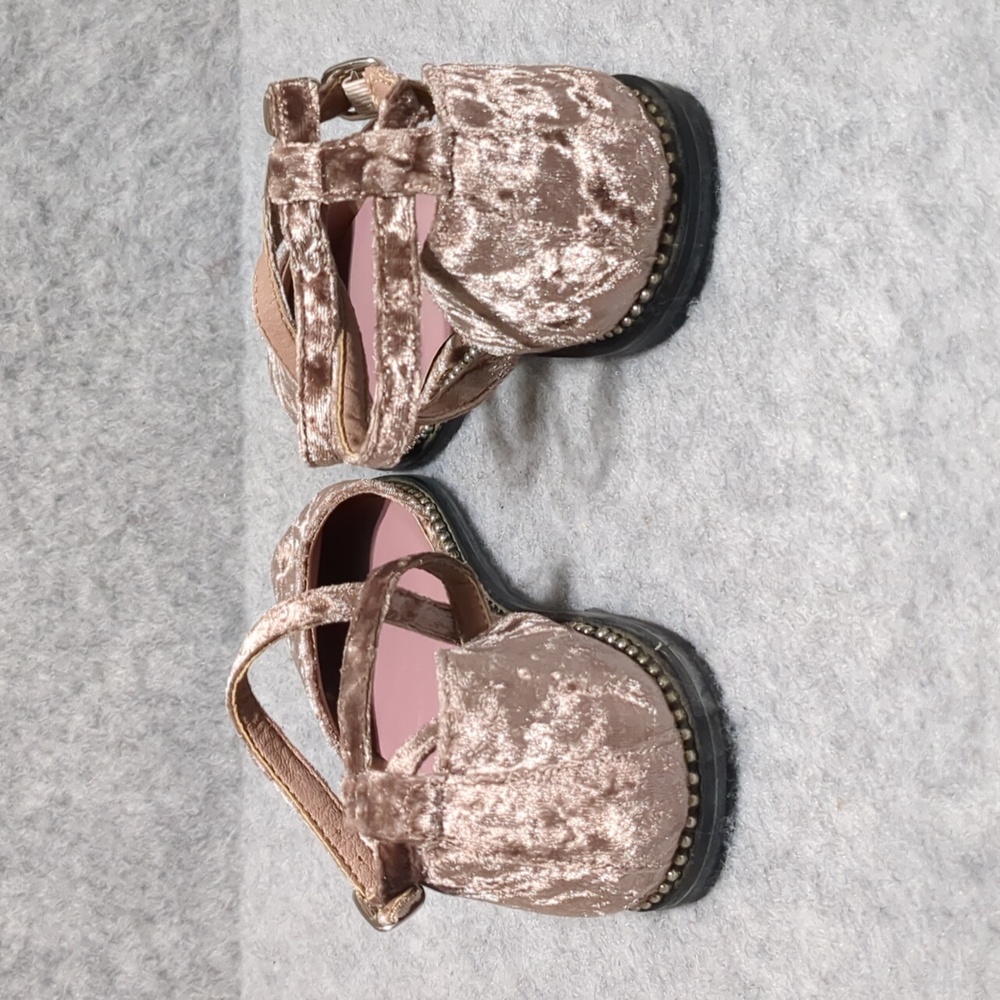 Free People x Farylrobin Velvet Florence Flats Size 7 - Picture 5 of 11